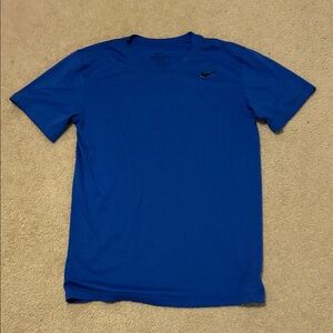 Nike Men's Deep Blue Short Sleeve Dri-Fit Tee